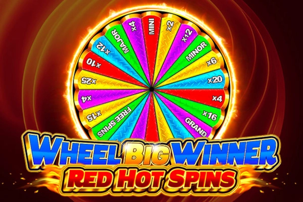 08761 wheel big winner red hot spins